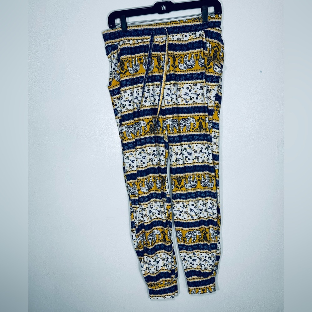 Women’s Stella Tweed Elephant Pattern Joggers